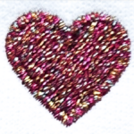 27. Rotes Glitzern mehrfarbig