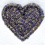 34. Dunkelblau-Gold-Glitzer